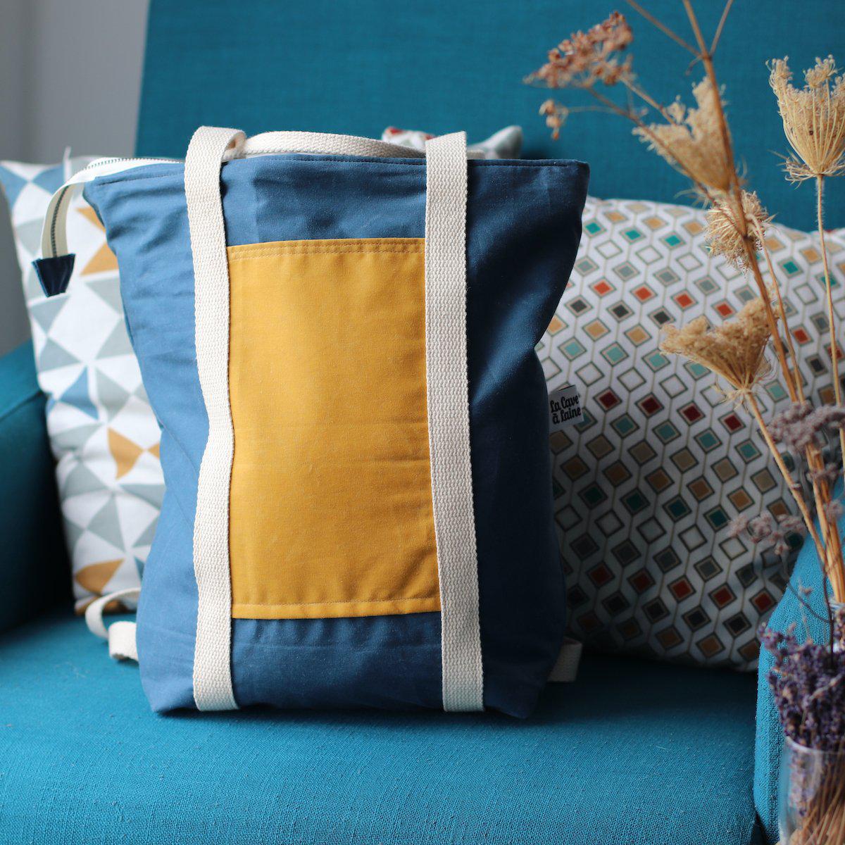BackPack - Candy Candy Blue-La Cave à Laine