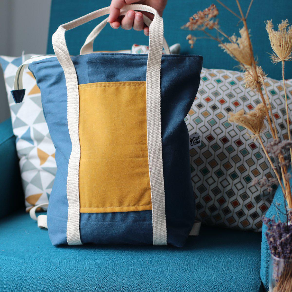 BackPack - Candy Candy Blue-La Cave à Laine