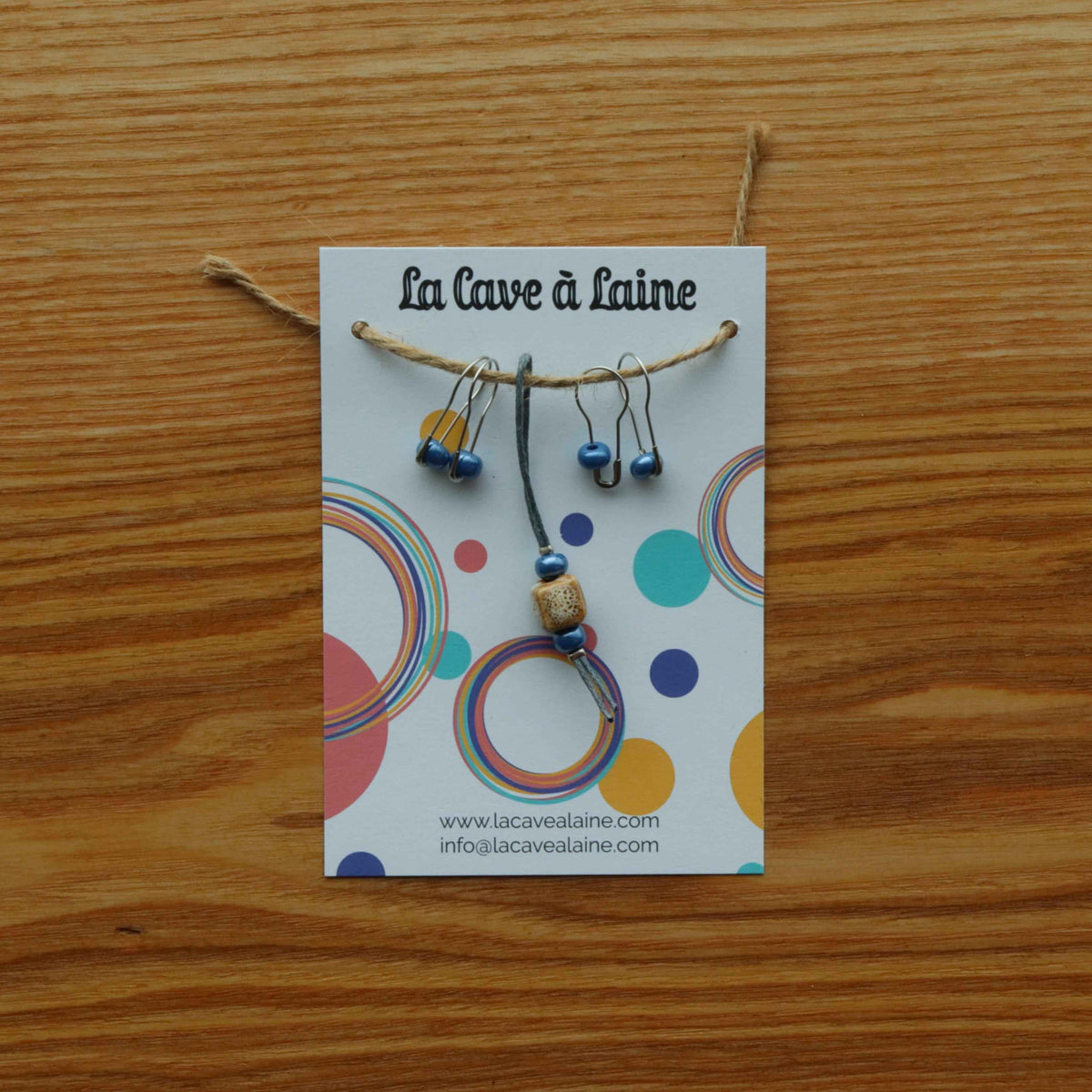 Stitch Markers - Ceramic Cubes-La Cave à Laine