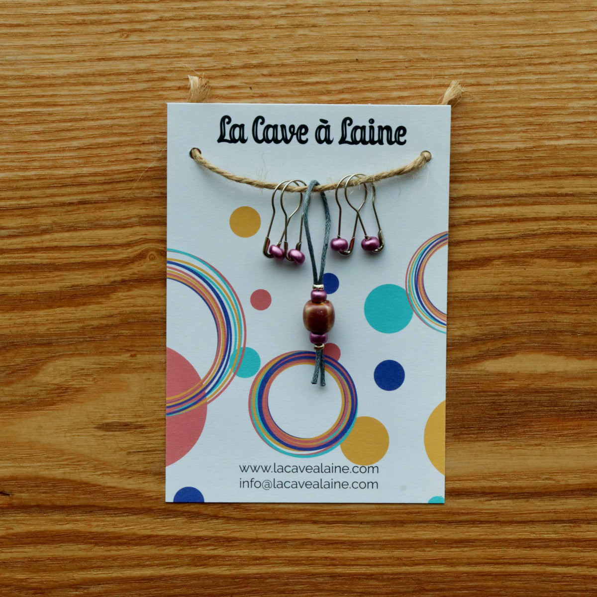 Stitch Markers - Ceramic Cubes-La Cave à Laine
