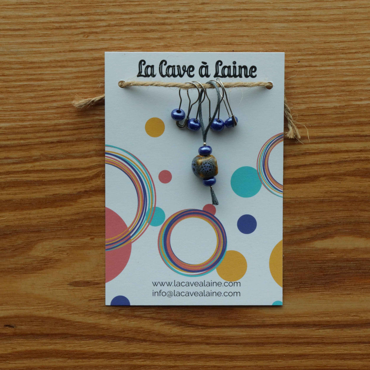 Stitch Markers - Ceramic Cubes-La Cave à Laine