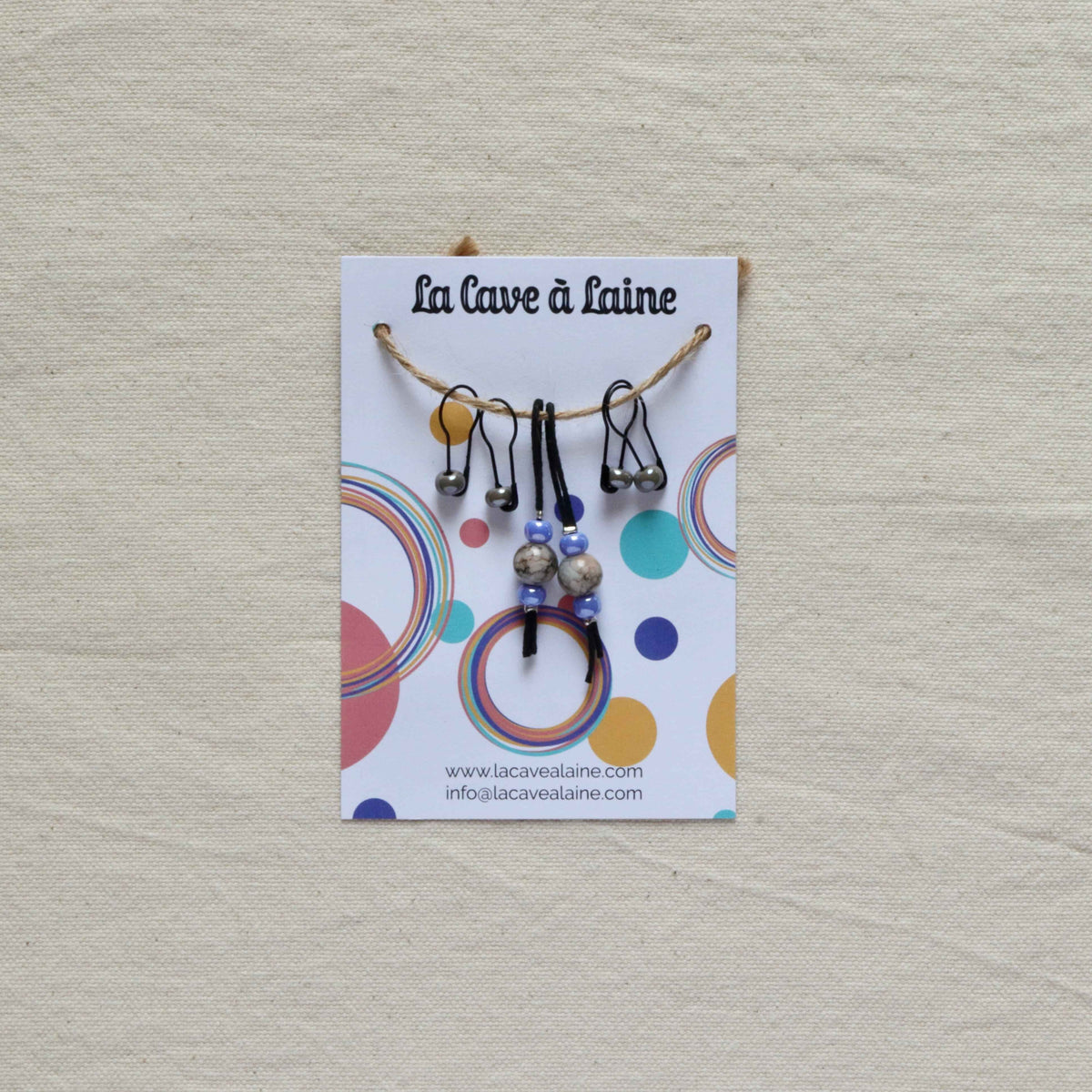 Stitch Markers - Glass Spheres-La Cave à Laine