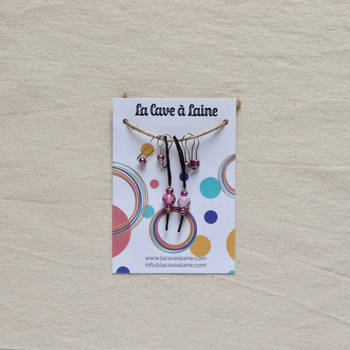 Stitch Markers - Glass Spheres-La Cave à Laine