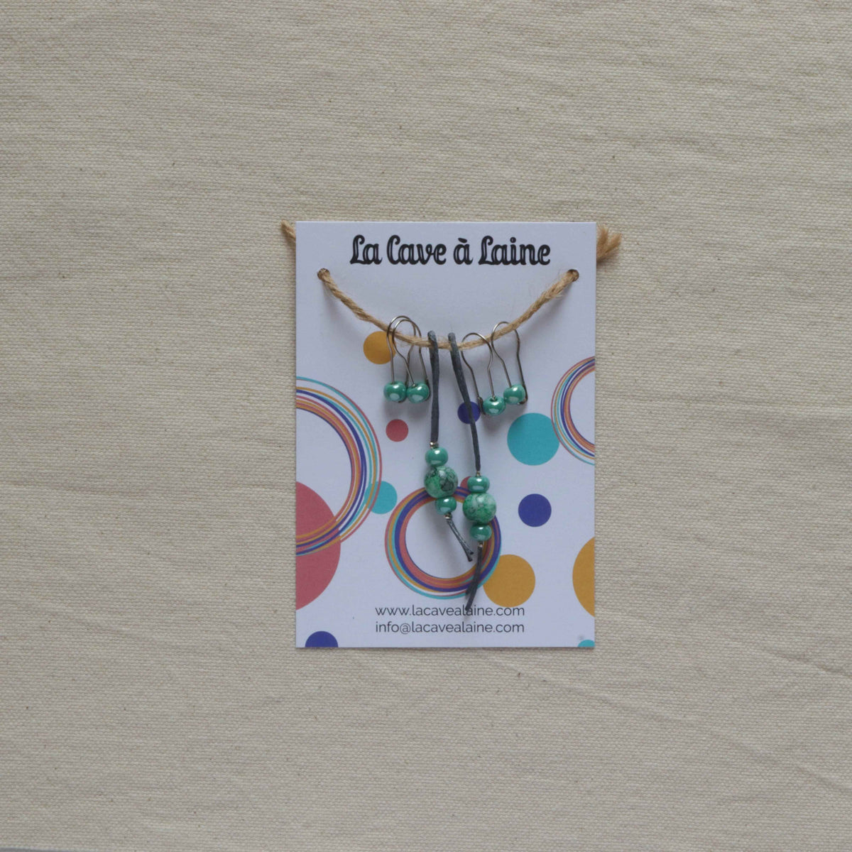 Stitch Markers - Glass Spheres-La Cave à Laine