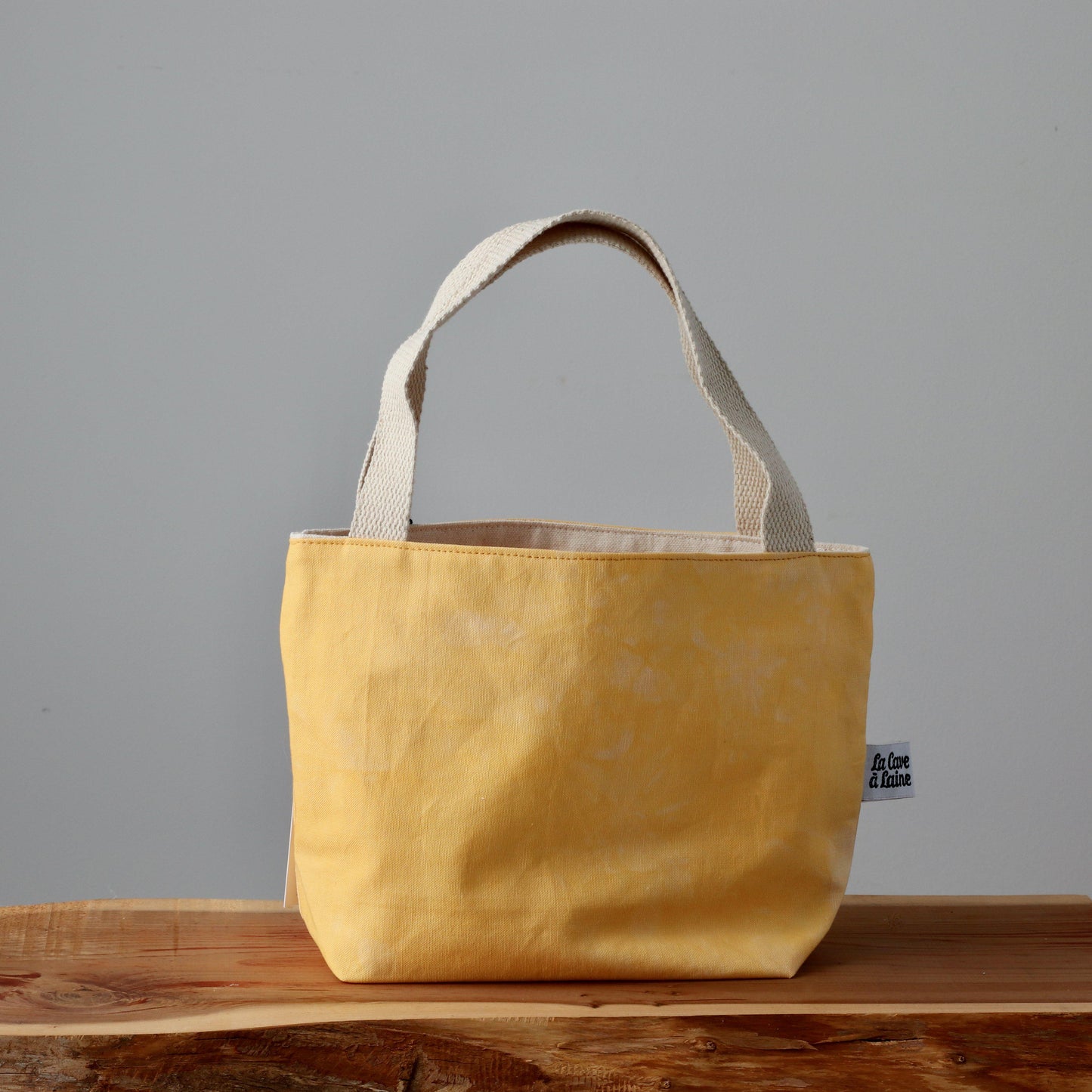Handcrafted Canvas Bag - Gioia Jewels - Amber-La Cave à Laine