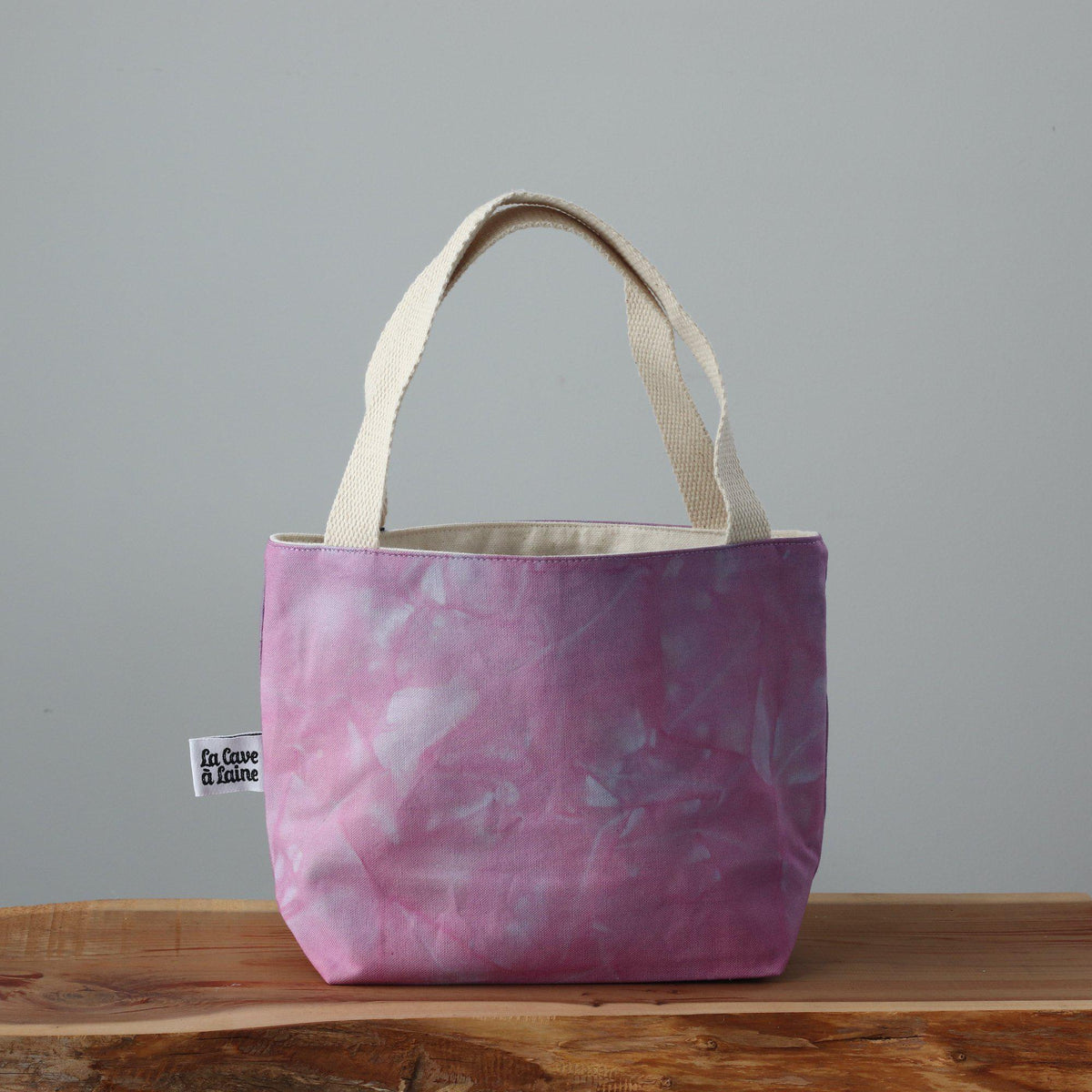 Handcrafted Canvas Bag - Gioia Jewels - Amethyst-La Cave à Laine