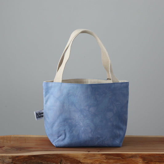 Handcrafted Canvas Bag - Gioia Jewels - Lapis Lazuli-La Cave à Laine