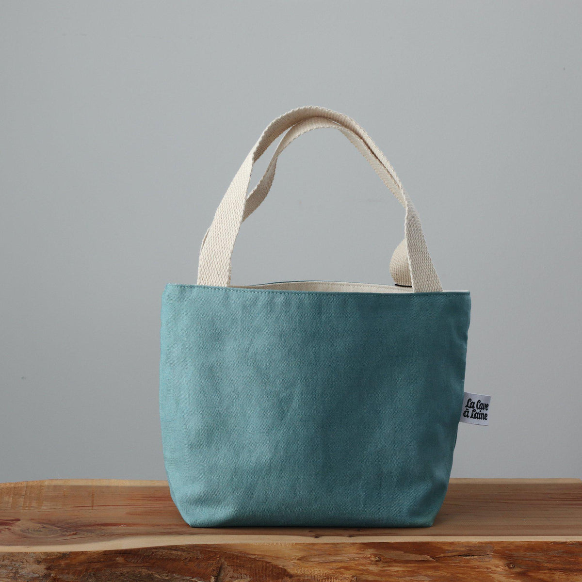 Handcrafted Canvas Bag - Gioia Jewels - Emerald-La Cave à Laine