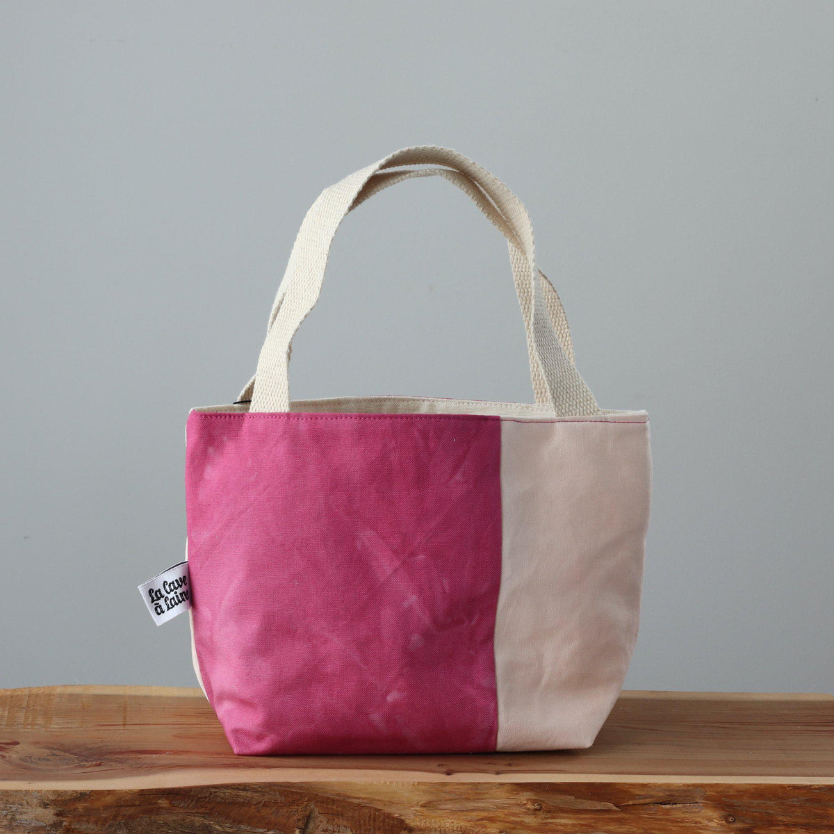 Handcrafted Canvas Bag - Gioia Jewels - Tourmaline and Morganite-La Cave à Laine