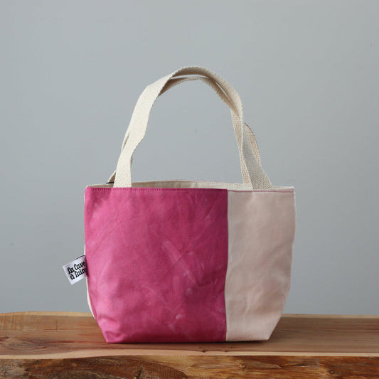 Handcrafted Canvas Bag - Gioia Jewels - Tourmaline and Morganite-La Cave à Laine