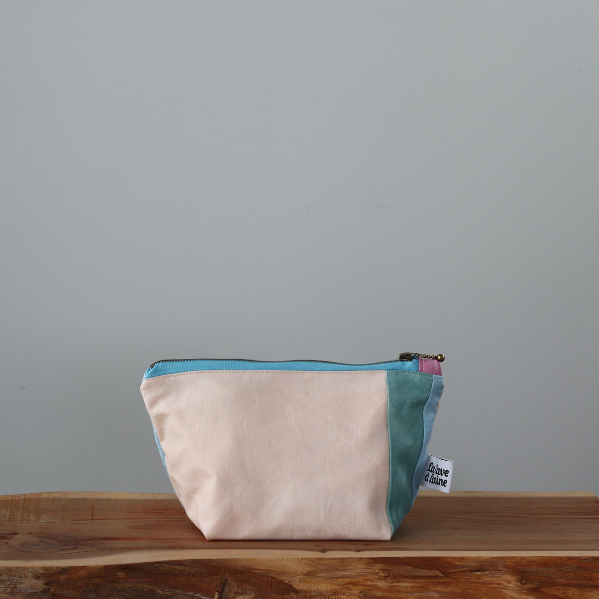 Handcrafted Canvas Pouch - Pouch Jewels - Citrine-La Cave à Laine