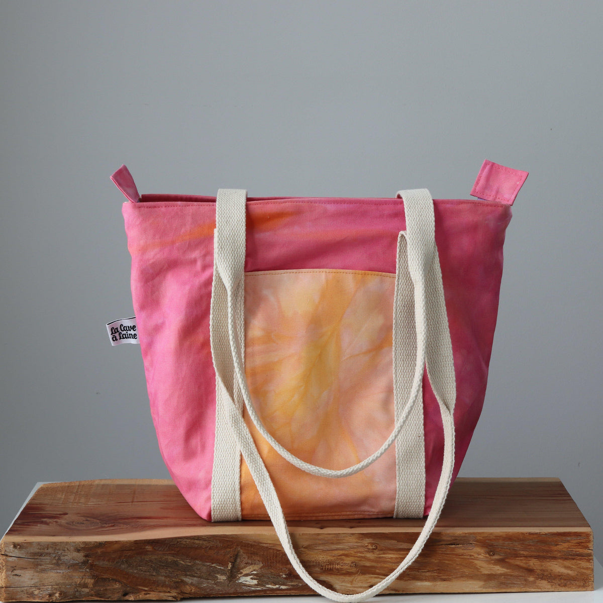 Handcrafted Canvas Bag - Weekender Sicilia - Tramonto-La Cave à Laine