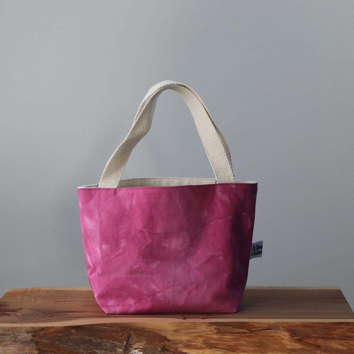 #Bag14 Handcrafted Canvas Bag - Gioia Jewels - Tourmaline-La Cave à Laine