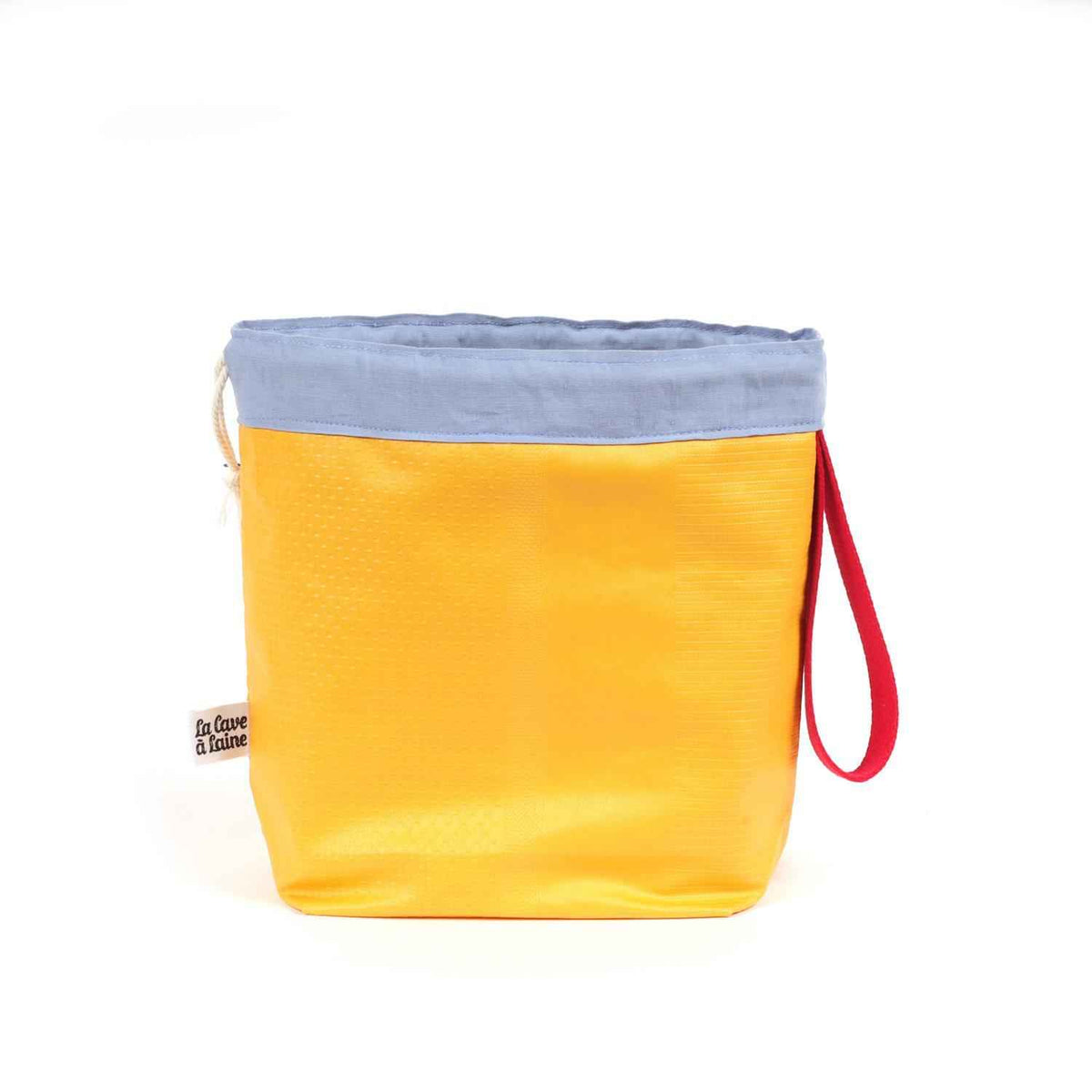 Cerata Bucket Project Bag - Wristlet Strap, Large-La Cave à Laine
