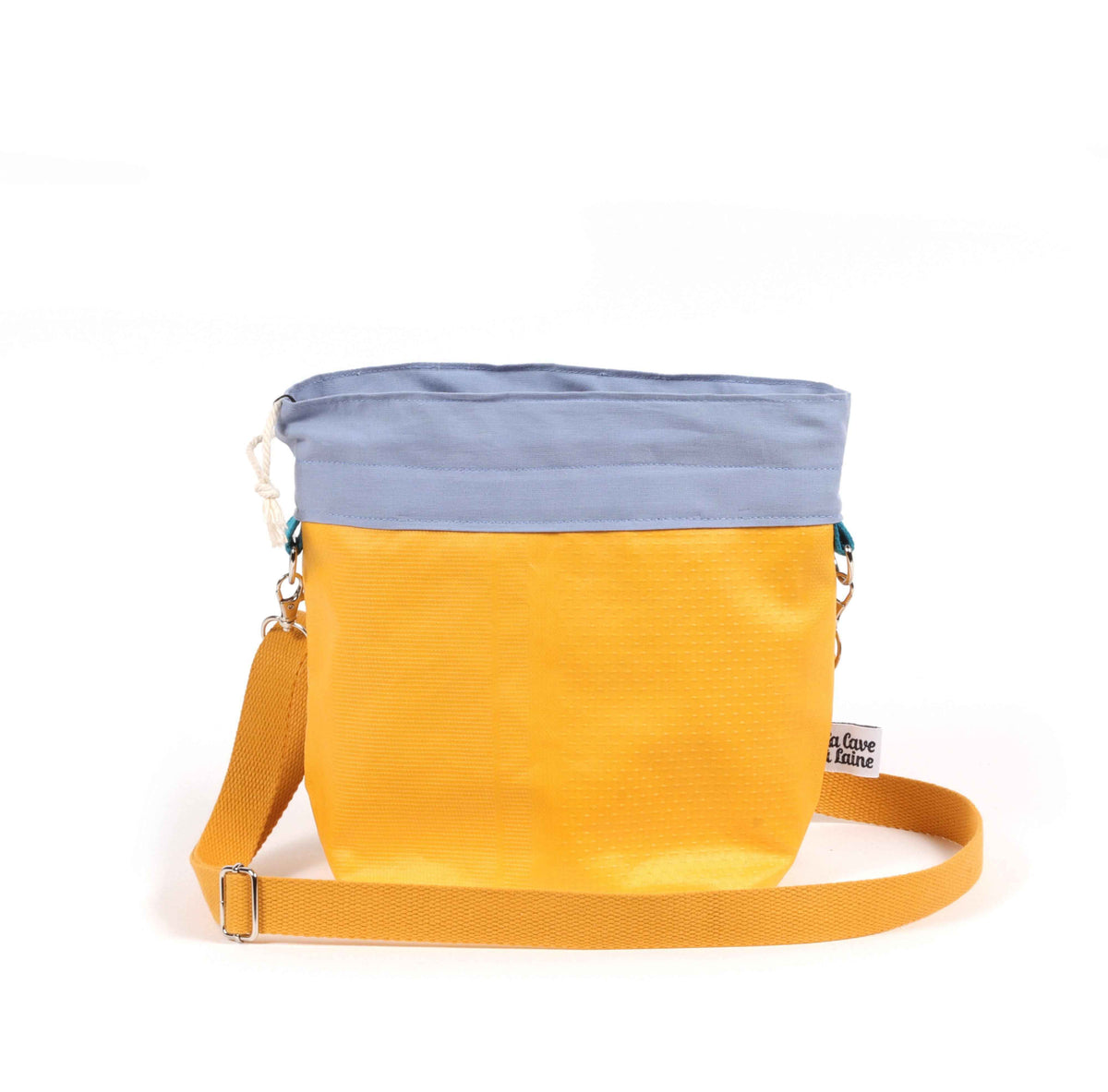 Cerata Bucket Project Bag - Crossbody Shoulder Strap Medium - END OF COLLECTION-La Cave à Laine