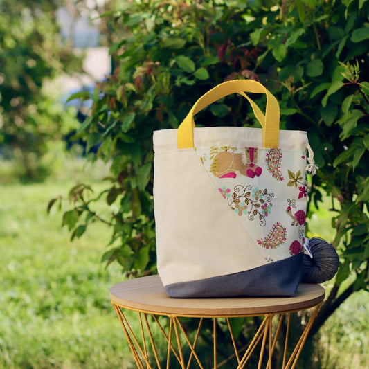 Super Gioia Project Bag - Pasley, Reversible-La Cave à Laine