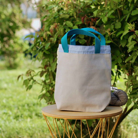 Super Gioia Project Bag - Grey-La Cave à Laine
