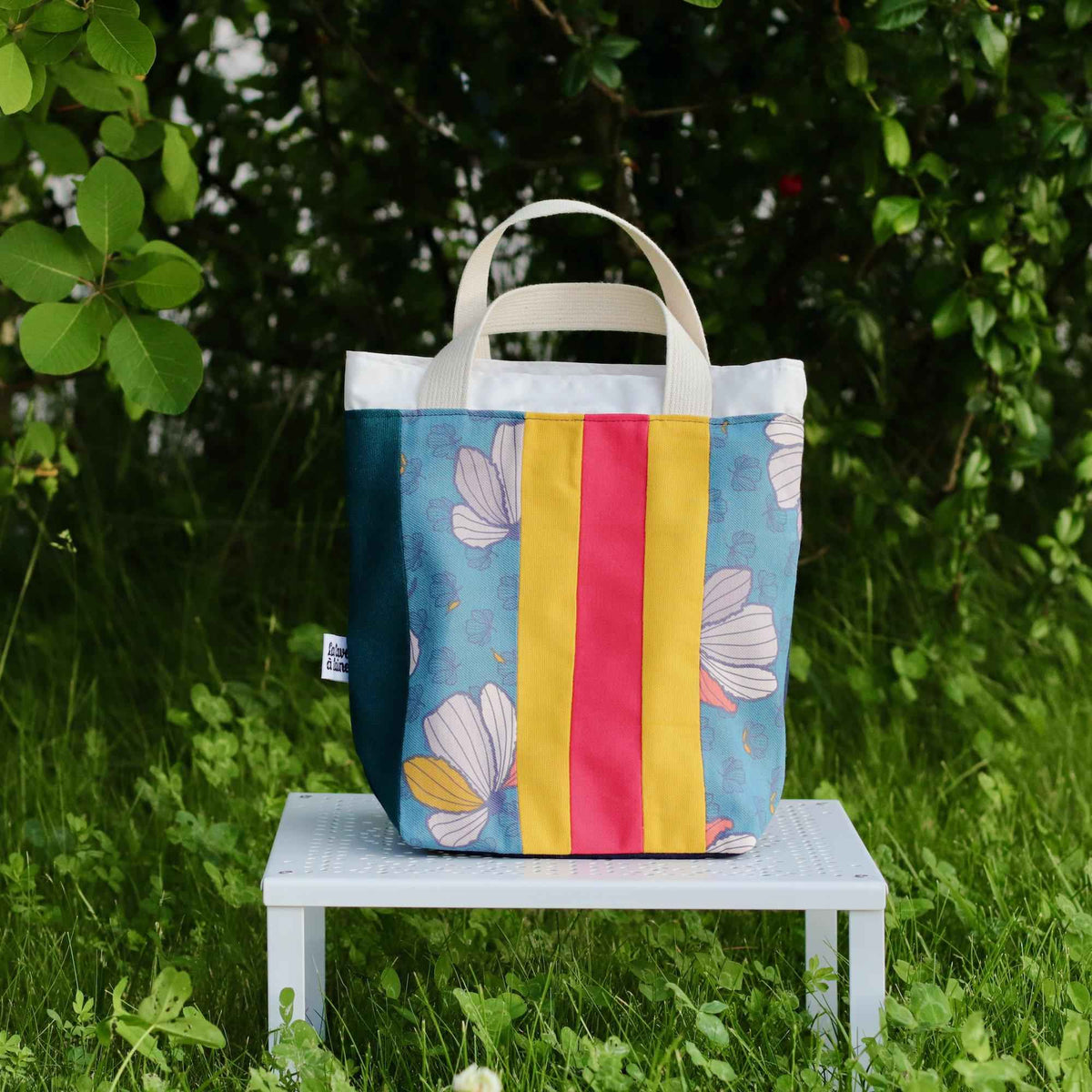 Rigato Project Bag - Fiori - END OF COLLECTION-La Cave à Laine