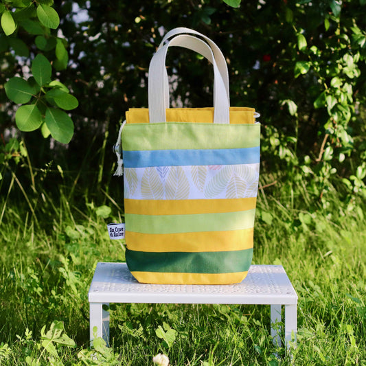 Rigato Project Bag - Giardino - END OF COLLECTION-La Cave à Laine