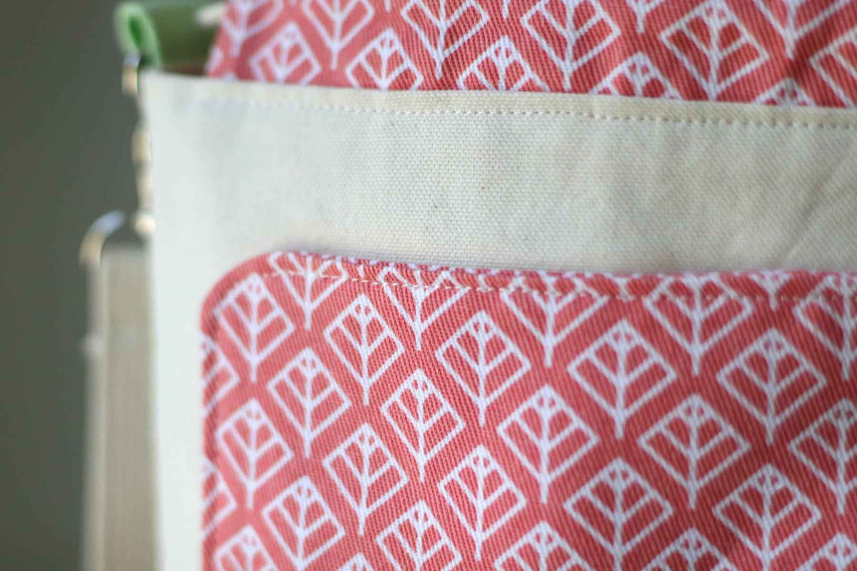 Estate Project Bag - Orange Losange - END OF COLLECTION-La Cave à Laine