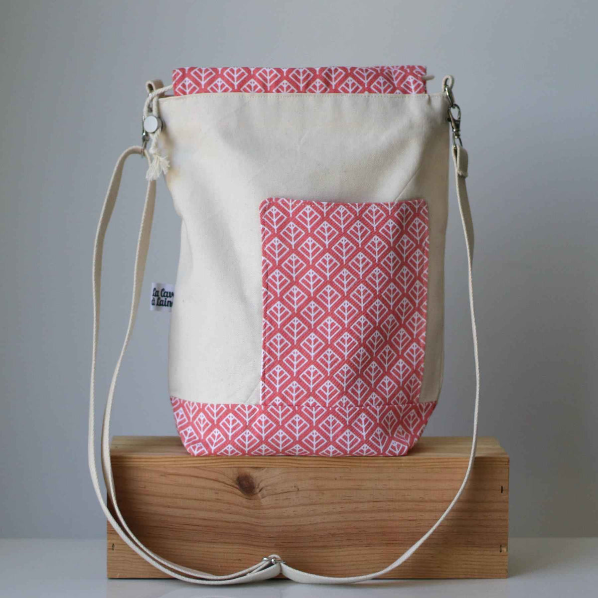 Estate Project Bag - Orange Losange - END OF COLLECTION-La Cave à Laine