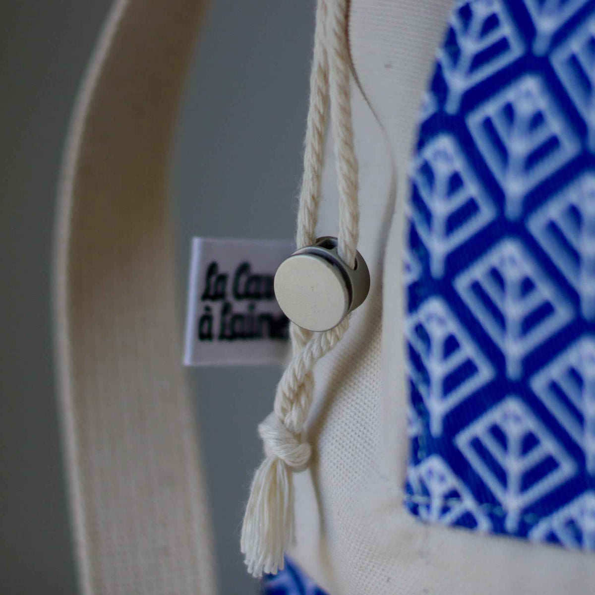 Estate Project Bag - Blue Losange - END OF COLLECTION-La Cave à Laine