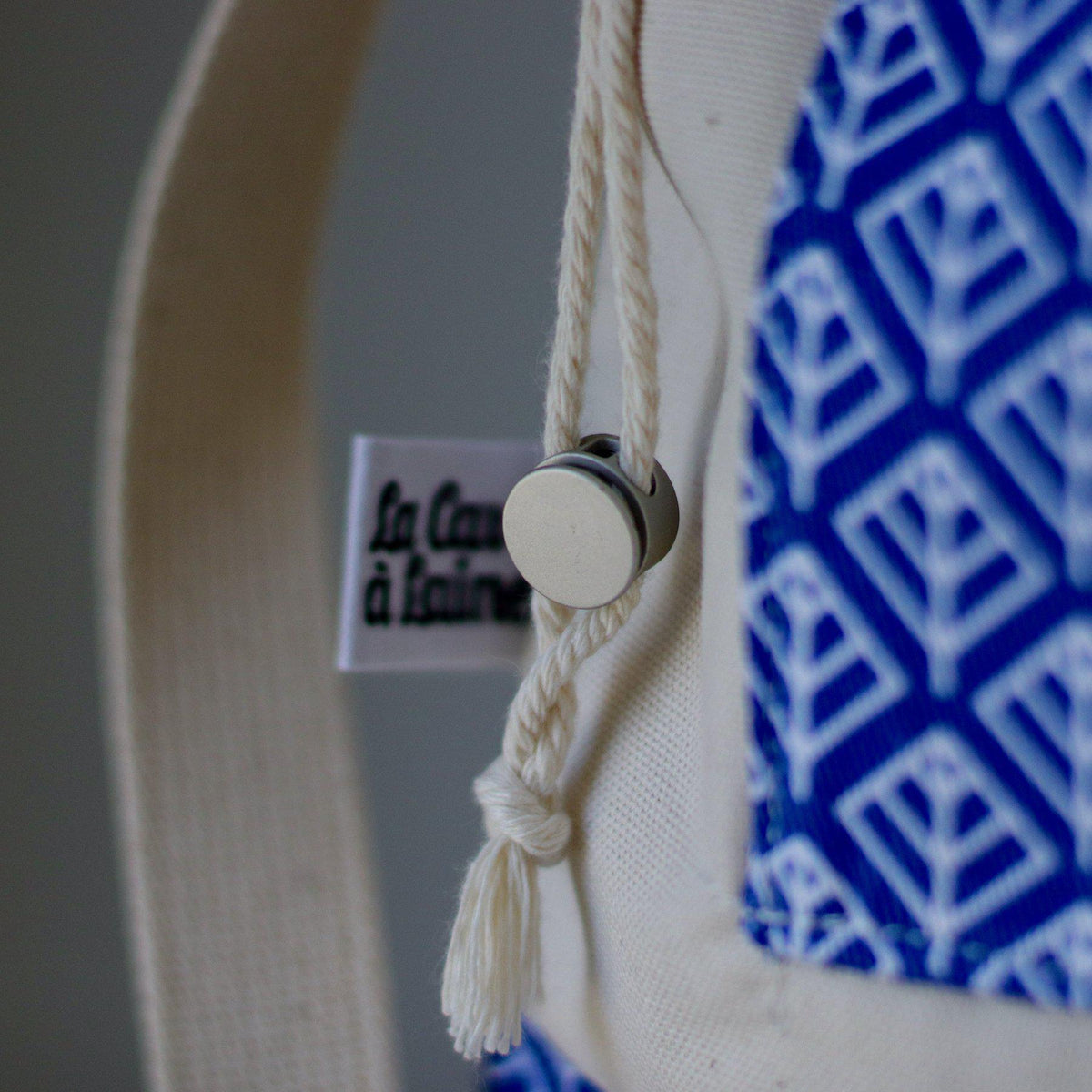 Estate Project Bag - Blue Losange - END OF COLLECTION-La Cave à Laine