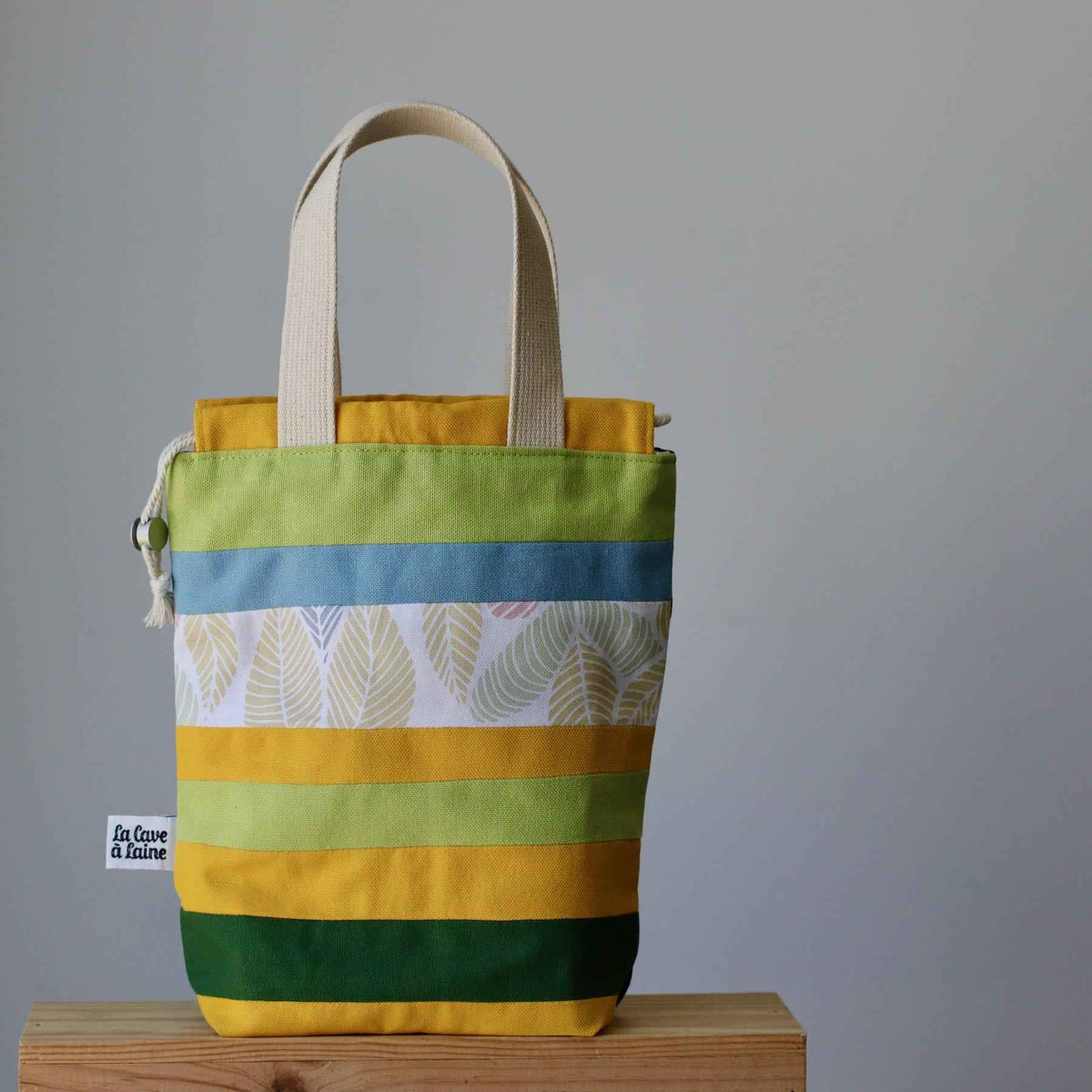 Rigato Project Bag - Giardino - END OF COLLECTION-La Cave à Laine