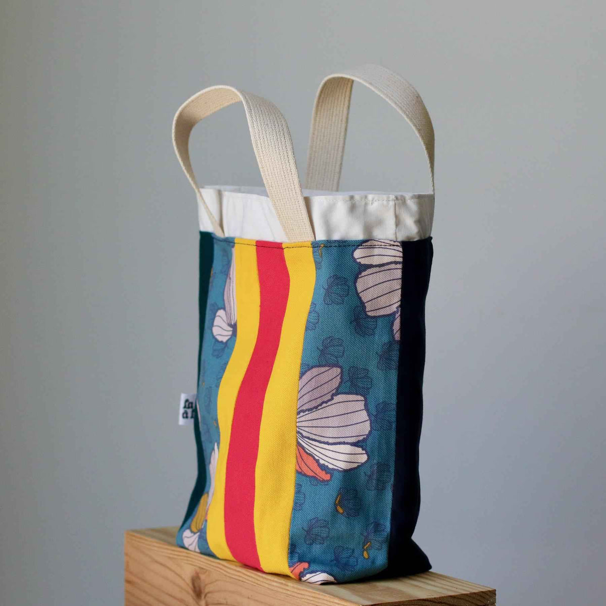 Rigato Project Bag - Fiori - END OF COLLECTION-La Cave à Laine