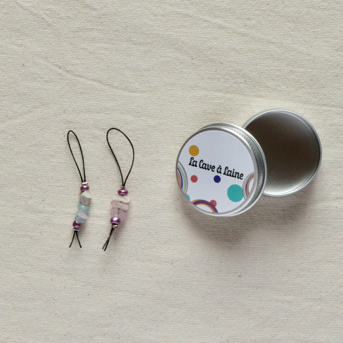 Deluxe Stitch Marker - Morganite-La Cave à Laine