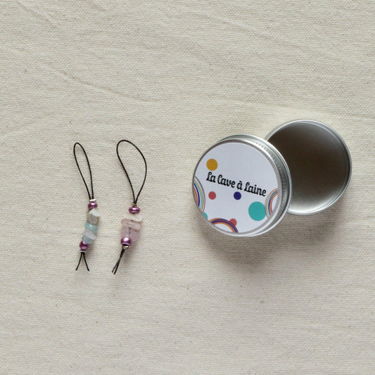 Deluxe Stitch Marker - Morganite-La Cave à Laine