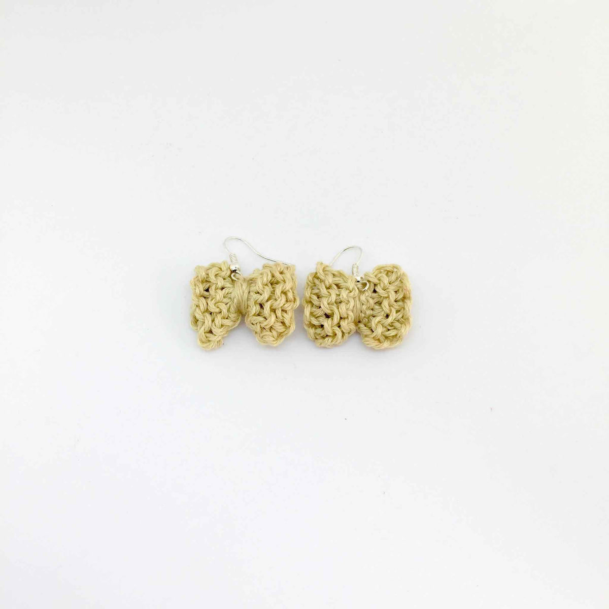 Handmade Cotton Earrings-La Cave à Laine